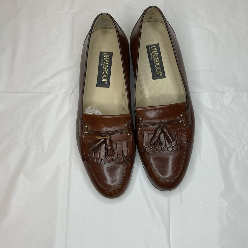 Brass Boot size 10 Brown
